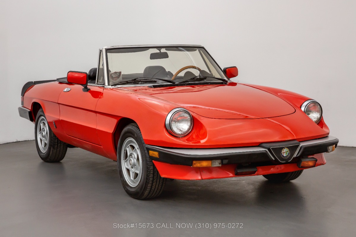 1985 Alfa Romeo Spider Veloce For Sale | Vintage Driving Machines