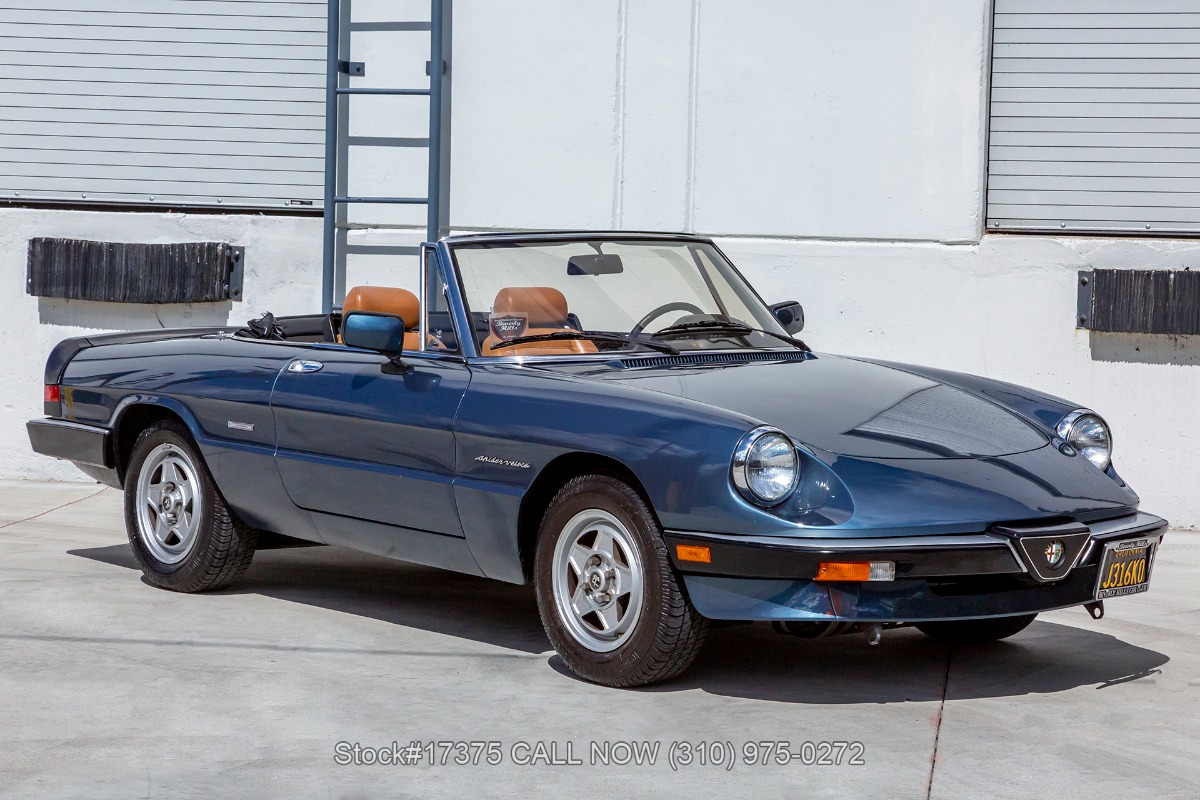1986 Alfa Romeo Spider Veloce For Sale | Vintage Driving Machines